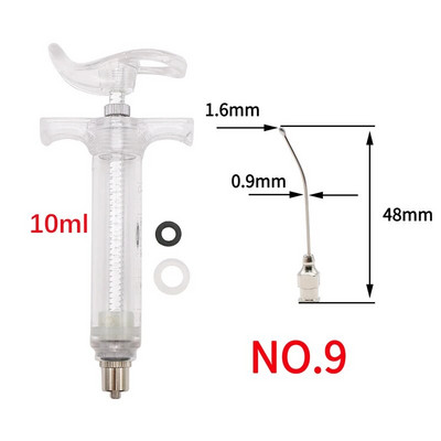 Etetési tenyésztési szondás terménytű papagáj galamb madár baromfi etető injekciós szerelvények 10 ml/20 ml madarak etetésére szolgáló fecskendők