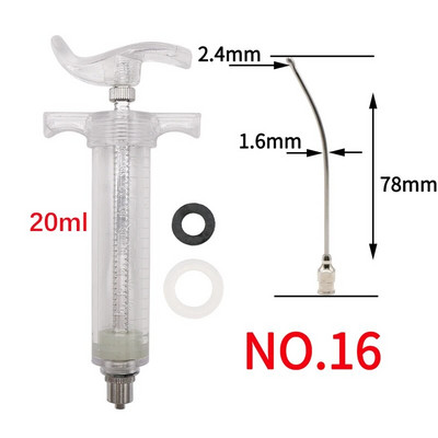 Etetési tenyésztési szondás terménytű papagáj galamb madár baromfi etető injekciós szerelvények 10 ml/20 ml madarak etetésére szolgáló fecskendők