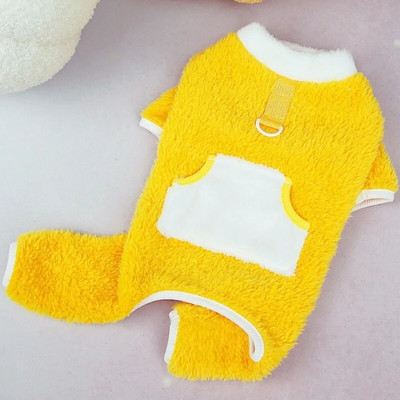 Kawaii šunų kombinezonas žiemos šuniukų naktiniai marškinėliai Onesies Šilti šunų drabužiai Mieli kačių kombinezonai Pet Pižama Čihuahua Drabužiai šunims Priedai