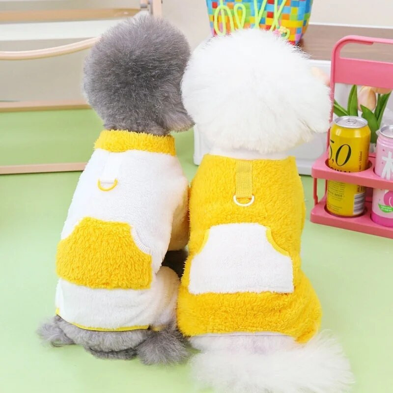 Kawaii šunų kombinezonas žiemos šuniukų naktiniai marškinėliai Onesies Šilti šunų drabužiai Mieli kačių kombinezonai Pet Pižama Čihuahua Drabužiai šunims Priedai