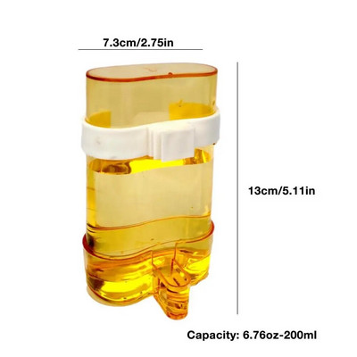 Skaidrus automatinis paukščių lesytuvas vandens dubuo Neperšlampamas naminių gyvūnėlių narvelių priedai su segtuku, skirta papūgoms Kikiliams Paprastieji papūgai