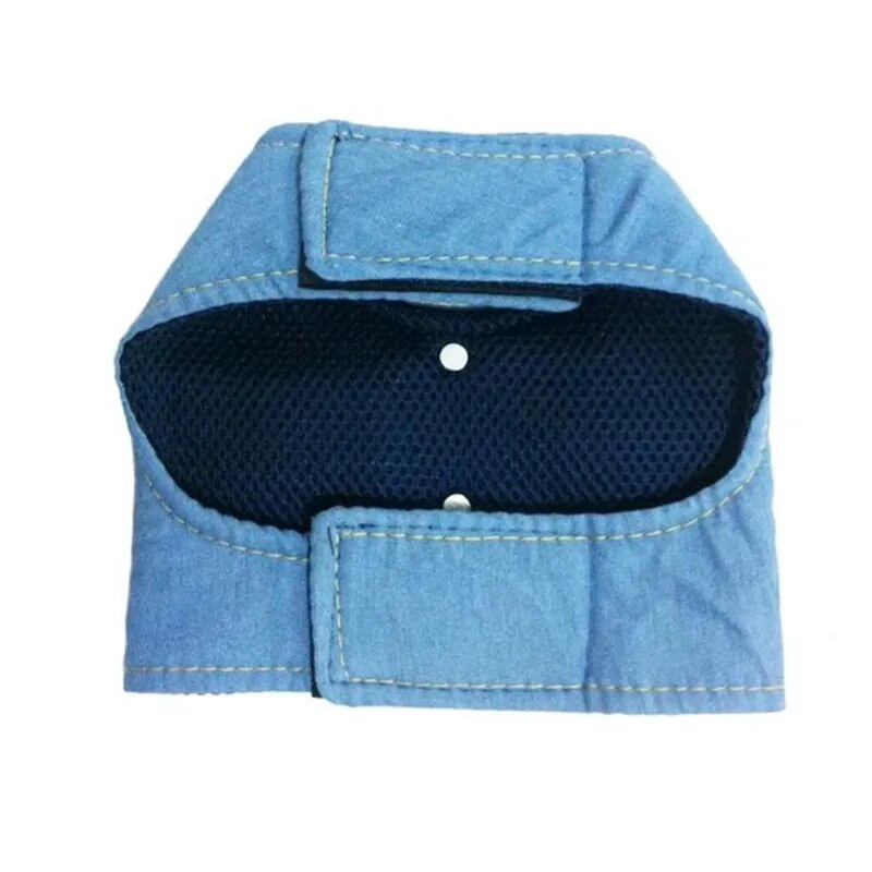 Madingi džinsiniai šunų liemenės pakinktai, kvėpuojantys naminiams gyvūnėliams, kačių dirželiai šuniuko pavadėliui ant krūtinės antkaklio apranga Produktai, skirti mažiems šunims augintiniams