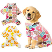 Apranga naminiams gyvūnėliams Šilta medvilnė šunų pižama geltona antiena Minkšta medžiaga Tamprus šunų pižama Onesie Pet Pjs šunų drabužiai mažiems šunims