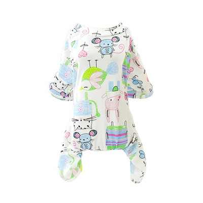Apranga naminiams gyvūnėliams Šilta medvilnė šunų pižama geltona antiena Minkšta medžiaga Tamprus šunų pižama Onesie Pet Pjs šunų drabužiai mažiems šunims