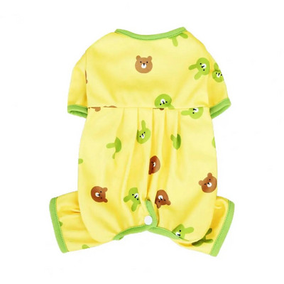 Naminių gyvūnėlių kombinezonas Gražus plaunamas šunų kombinezonas Mielas meškiukas Šuniuko megztinis kasdienis dėvėjimas