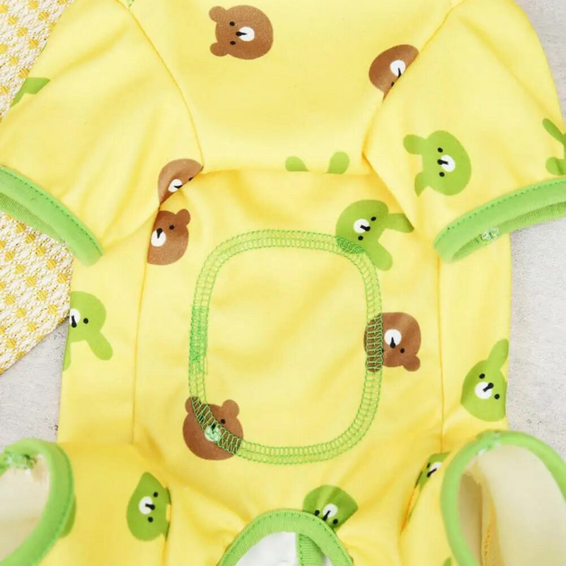 Naminių gyvūnėlių kombinezonas Gražus plaunamas šunų kombinezonas Mielas meškiukas Šuniuko megztinis kasdienis dėvėjimas