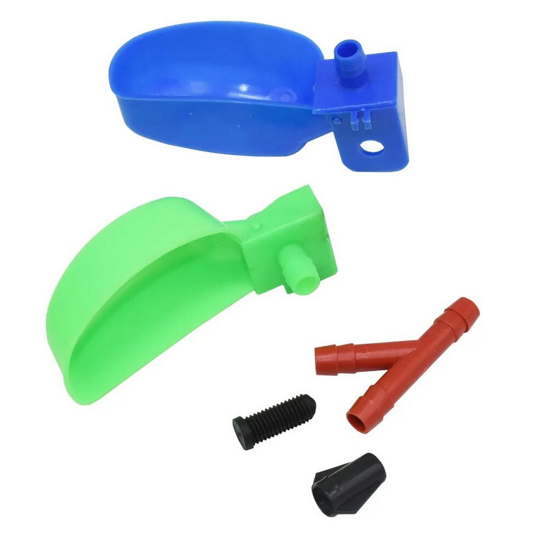 5 vnt. 10 mm paukščių šėrimo reikmenys putpelių vandens geriamasis dubuo vištiena putpelių balandžių paukščių pakabos gėrimo fontanas