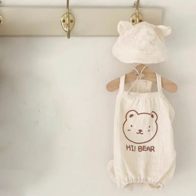 1/Szett Nyári kutyaruhák mackó Négylábú aranyos mackó csíkos pizsama Yorkshire puha pulóver kölyökkutya ruhák mellény kisállatkellékek