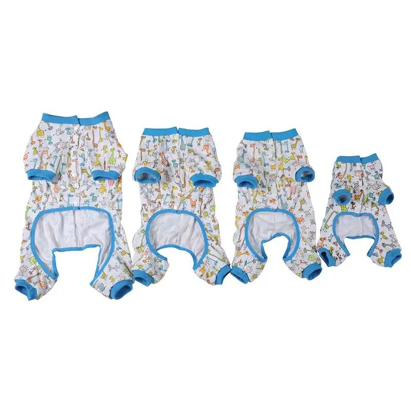 Kutya kombik Ruhák kutyáknak Pamut kutya pizsama ruhák York kutyáknak Őszi ruha kölyök hálóruha kölyökkutyának #AO