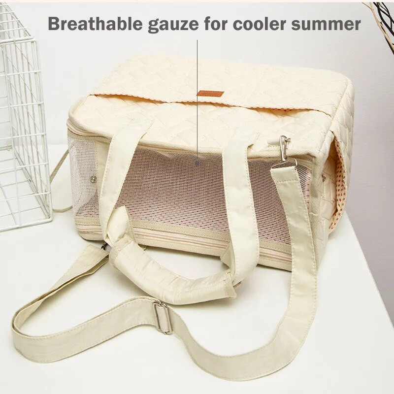 Geantă de transport pentru animale de companie în aer liber, cățeluș, pisică, rucsac cu un singur umăr, dimensiune S/L, plasă, moale, confort, geantă de mână pentru câini, transportoare, produse de călătorie