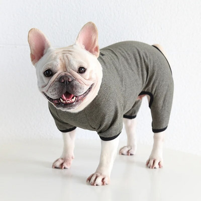Odjeća za francuskog buldoga Flis odjeća s četiri noge za debelog psa Topla pidžama Odjeća za pse s četiri noge za male i srednje pse