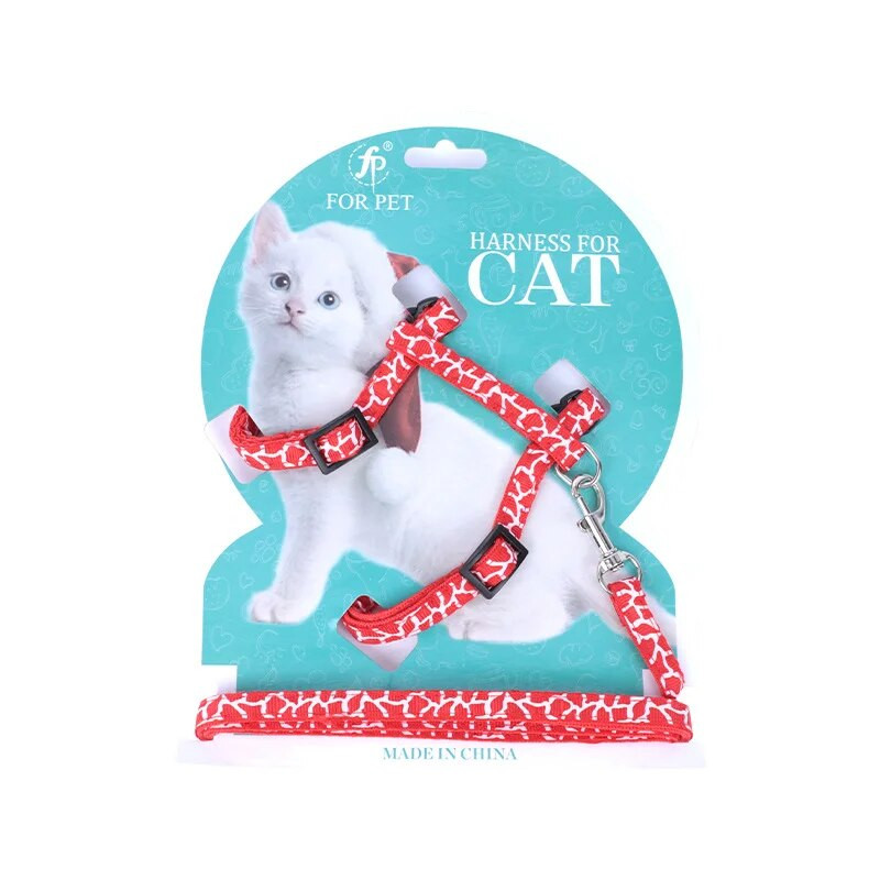 Mažas šunų kačių petnešos antkaklis su pavadėlio komplektu H formos, nepabėgimui atsparus šuniuko kačiuko diržas Minkštas nailoninis dirželis, skirtas vedžioti gyvūną