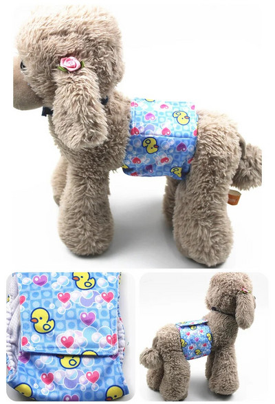 Cartoon επαναχρησιμοποιήσιμα ζώα Αρσενικός σκύλος Φυσιολογικό παντελόνι Ρυθμιζόμενο Εσώρουχο Υγιεινής Βαμβακερό λουράκι βαμβακερό κουτάβι