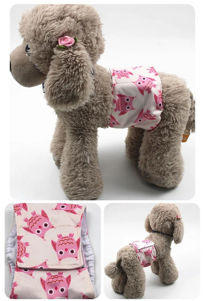 Cartoon επαναχρησιμοποιήσιμα ζώα Αρσενικός σκύλος Φυσιολογικό παντελόνι Ρυθμιζόμενο Εσώρουχο Υγιεινής Βαμβακερό λουράκι βαμβακερό κουτάβι