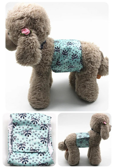 Cartoon επαναχρησιμοποιήσιμα ζώα Αρσενικός σκύλος Φυσιολογικό παντελόνι Ρυθμιζόμενο Εσώρουχο Υγιεινής Βαμβακερό λουράκι βαμβακερό κουτάβι