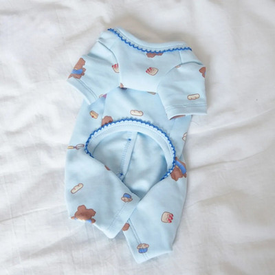 1Rudens ir žiemos medvilnė keturkojų namų apvyniojama pilvo rūbai šuniui šuniui katei mamai šuniui porai miegui augintinio drabužiai