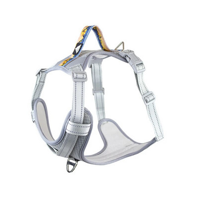 Vaikščiojantis mažas didelis treniruočių nailono reguliuojama liemenė šviesą atspindinti naminis šuo vidutinė rankena didelis dirželis be įtempimo liemenė reguliuojama