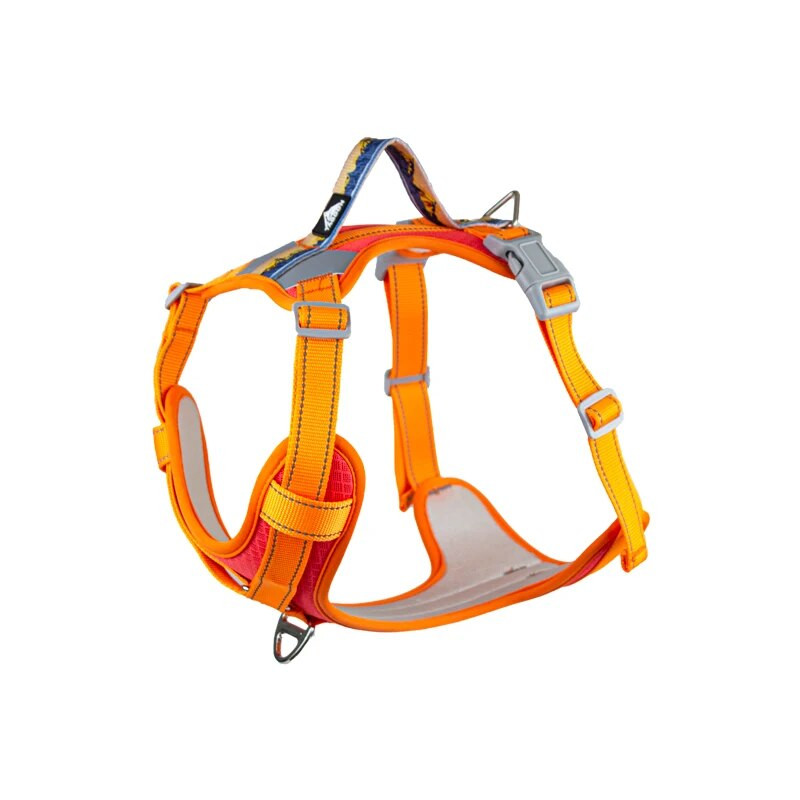 Vaikščiojantis mažas didelis treniruočių nailono reguliuojama liemenė šviesą atspindinti naminis šuo vidutinė rankena didelis dirželis be įtempimo liemenė reguliuojama