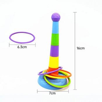 Pet Funny Mini Ferrule Toy for Paparot Intelligence Developmental Game Colorful Ring Vogel Speelgoed Birds Activity Training Games