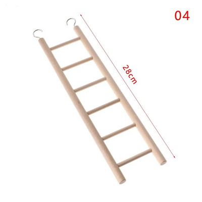 „Pasidaryk pats“ rankų darbo medinis pakabinamas dekoras Laipiojimo kopėčios Papūgos žaislai Paukščių reikmenys Žiurkėnų žaislas