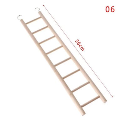 „Pasidaryk pats“ rankų darbo medinis pakabinamas dekoras Laipiojimo kopėčios Papūgos žaislai Paukščių reikmenys Žiurkėnų žaislas