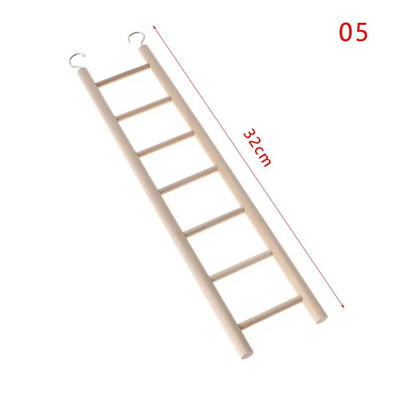 „Pasidaryk pats“ rankų darbo medinis pakabinamas dekoras Laipiojimo kopėčios Papūgos žaislai Paukščių reikmenys Žiurkėnų žaislas