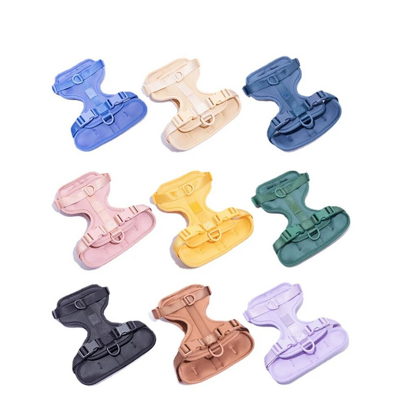 Ham ușor pentru vestă pentru câini, cu ham moale și confortabil, reglabil, cu plasă respirabilă, pentru câini mici, mijlocii mari, care se plimbă