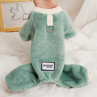 Minkšti vilnos drabužiai šuniui Kombinezonas Šiltas žieminis šuniuko kailiukas Drabužiai Naminio gyvūno čihuahua buldogo laisvalaikio kostiumas mažiems vidutinio dydžio šunims