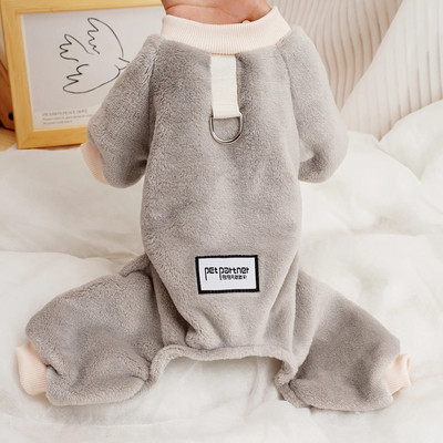 Minkšti vilnos drabužiai šuniui Kombinezonas Šiltas žieminis šuniuko kailiukas Drabužiai Naminio gyvūno čihuahua buldogo laisvalaikio kostiumas mažiems vidutinio dydžio šunims