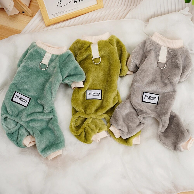 Minkšti vilnos drabužiai šuniui Kombinezonas Šiltas žieminis šuniuko kailiukas Drabužiai Naminio gyvūno čihuahua buldogo laisvalaikio kostiumas mažiems vidutinio dydžio šunims