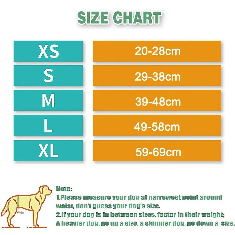 Trake za trbuh za muške pse Perive pelene za pse Visoko upijajuće pelene za pse i štence Warp Proizvodi za kućne ljubimce za višekratnu upotrebu