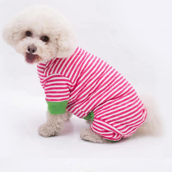 Кучешка пижама Уютен домашен любимец Топла риза с четири крака Симпатично спално облекло за домашни любимци Зимен гащеризон за домашни любимци за климатизирани стаи