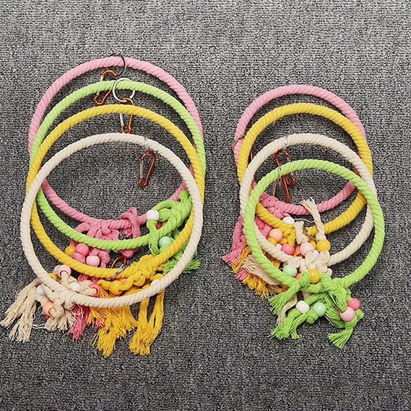 Παιχνίδι κούνιας πουλιών Χρήσιμα παιχνίδια με κλουβιά για παπαγάλους εκλεκτά παιχνίδια για κατοικίδια πουλιά Παιχνίδι πουλιών Κούνια πουλιών Παιχνίδια με σχοινί για παπαγάλο