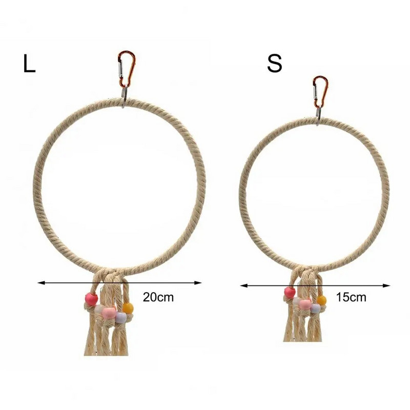 Παιχνίδι κούνιας πουλιών Χρήσιμα παιχνίδια με κλουβιά για παπαγάλους εκλεκτά παιχνίδια για κατοικίδια πουλιά Παιχνίδι πουλιών Κούνια πουλιών Παιχνίδια με σχοινί για παπαγάλο