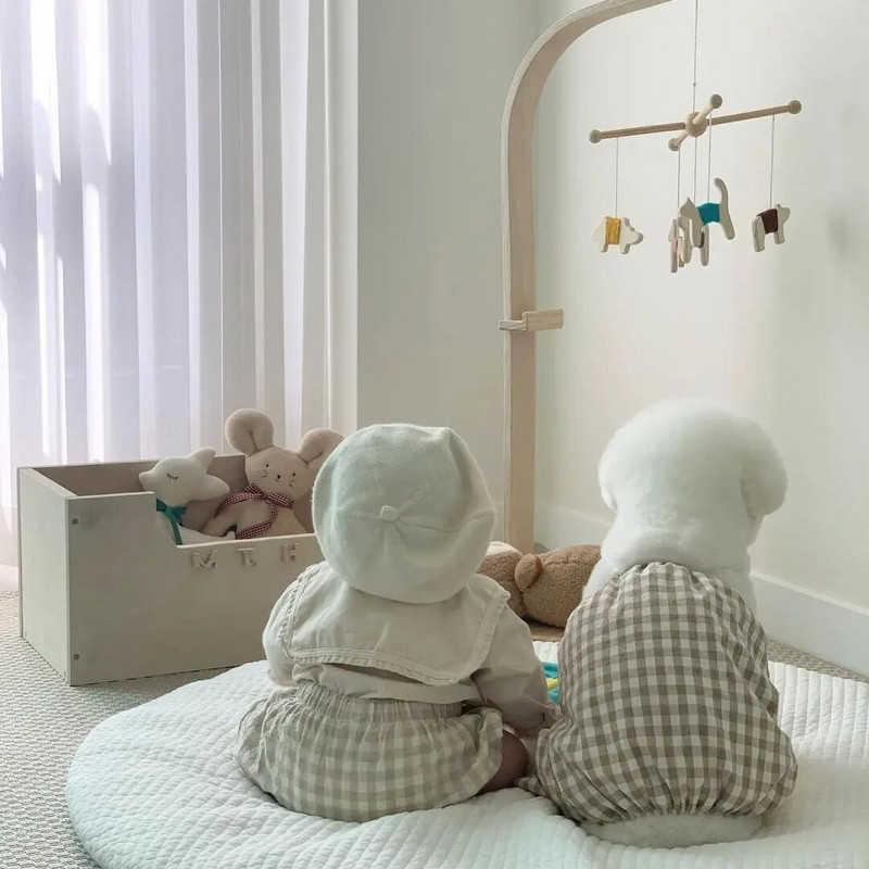 Jauni INS suņu svārki Retro bikšturi Rūtaini kombinezoni Mājdzīvnieku apģērbi Suņu kombinezoni Bišons šnaucers suns kombinezons kaķu kleita sieviete