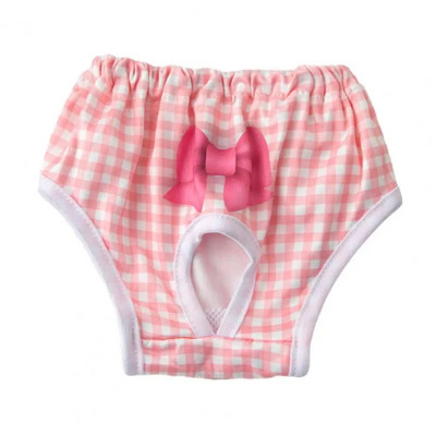 Mājdzīvnieku menstruālās bikses Ērtas, absorbējošas suņu autiņbiksītes novērš nekārtību, elpojošs loks, suņu apģērbs, elastīgas bikses