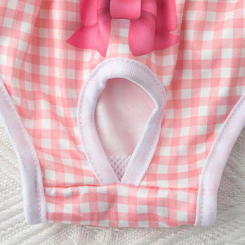 Mājdzīvnieku menstruālās bikses Ērtas, absorbējošas suņu autiņbiksītes novērš nekārtību, elpojošs loks, suņu apģērbs, elastīgas bikses