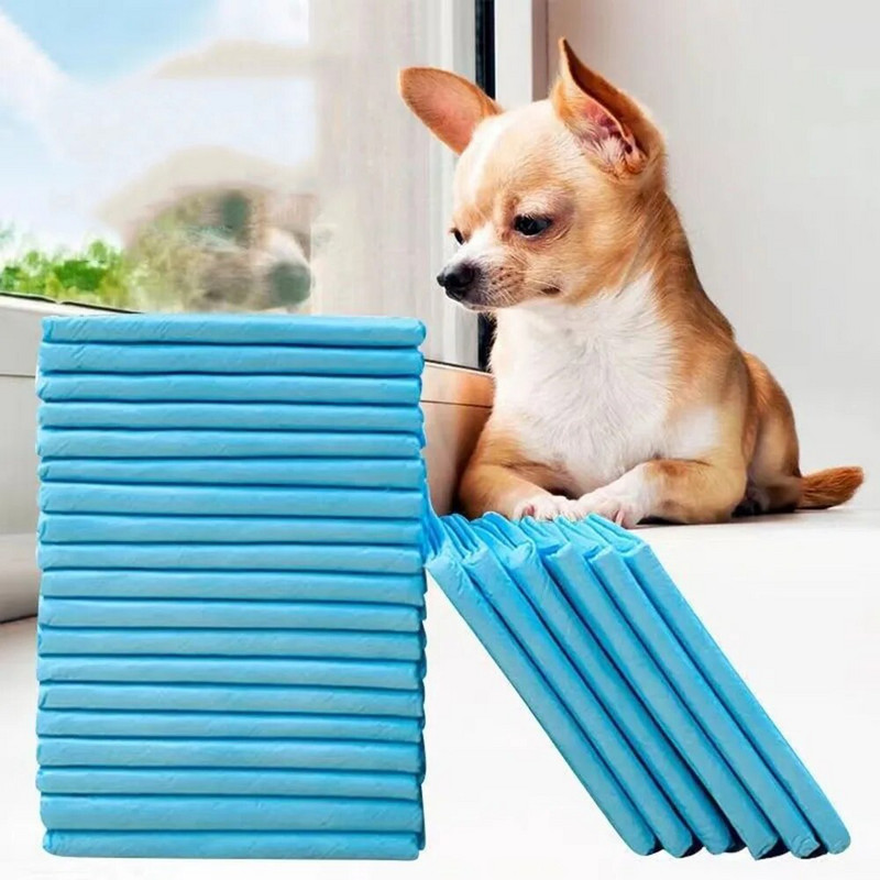 10db Szuper nedvszívó kölyökkutyák eldobható pelenka sűrített dezodor tréning pisibetét kis kutyák pelenkázó szőnyeg kisállat kutyus kellékek