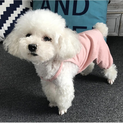 Pet Clothes Spring/summer Clothes Teddy Clothes for Fat Dogs and Bears Cotton Thin Four-legged Clothes for Small Dogs
