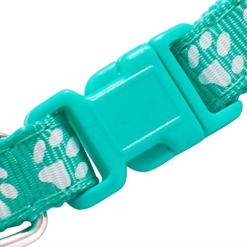 Ogrlica za kućne ljubimce sa zvonom Crtani otisak stopala Šareni pas Štene Mačka Dodaci Ogrlica za mače Podesivo sigurnosno zvonce Ogrlica Kućni ljubimac