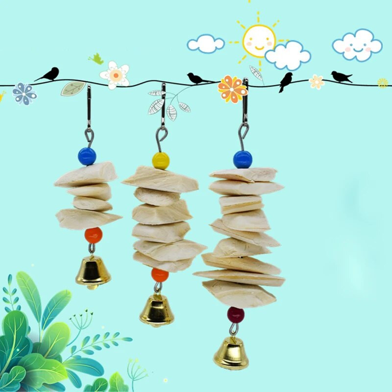 Jauna sēpijas kaulu putna rotaļlieta papagailis sēpijas asaris papagailis kaktis būra dekorēšanai piederums papagaiļa rotaļlietu putnam