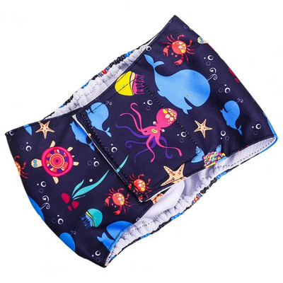 Mājdzīvnieku fizioloģiskās bikses Mazgājamas mājdzīvnieku bikses ar aizdares lenti vīriešu kārtas suņiem Necaurlaidīgas autiņbiksītes mājdzīvniekiem, regulējamas tēviņiem