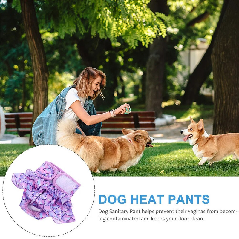 Biksītes mājdzīvnieku fizioloģiskās bikses sanitārās autiņbiksītes suns perioda autiņbiksītes karstuma sirēna kucēns atkārtoti lietojamas mātītes iekštelpās