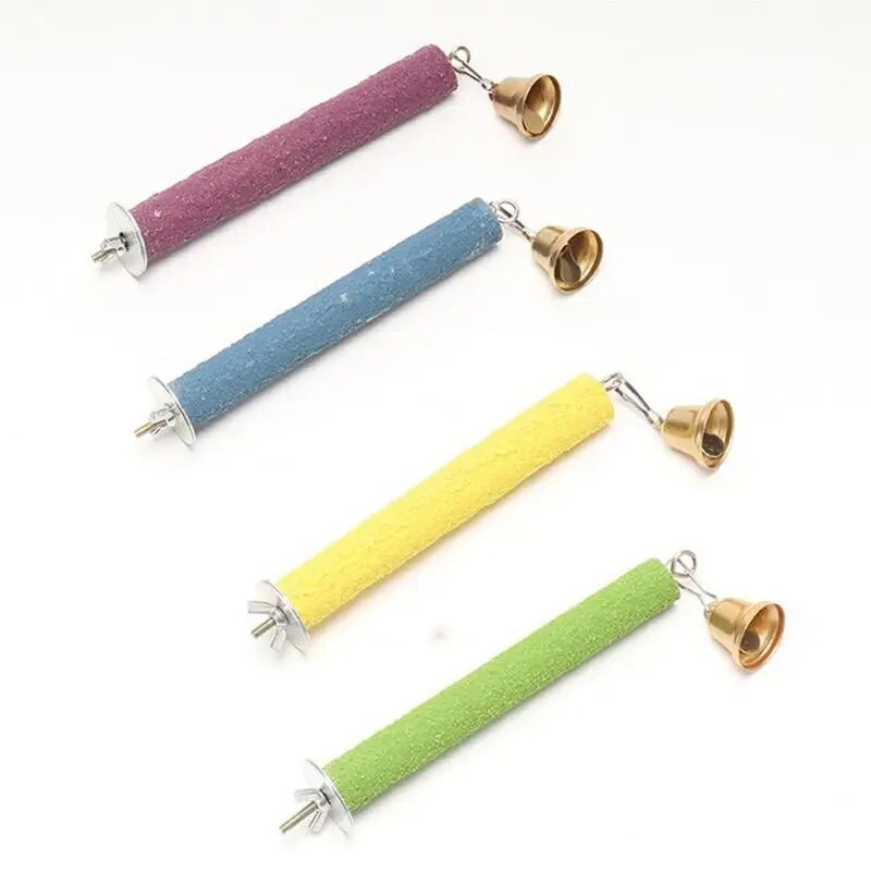 Paukščių ešerių stovas narveliui Medinės papūgos letenų kirpimo žaislas Ešerio lazdelė Paukščių kramtymo žaislai Žvirbliams Papūgėlėms