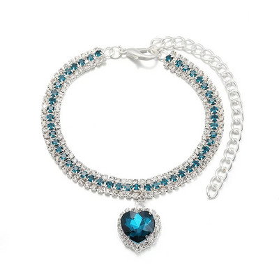 Luksuslik teemant lemmiklooma kaelarihm kassi kaelakee armas armastusripats koera kassi kaelarihm lemmiklooma aksessuaarid kutsikatele Bling Crystal Kitty kaelakee