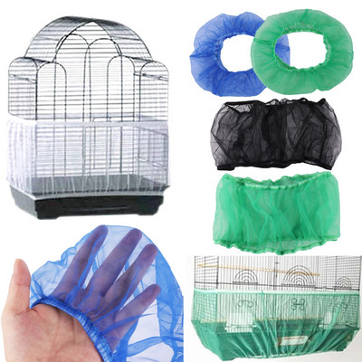 Nylon Mesh Bird Parrot Cover Nylon Breathable Mesh Bird Cage Protection Bird Parrot Cover Soft And Easy Catcher Clean Supplies