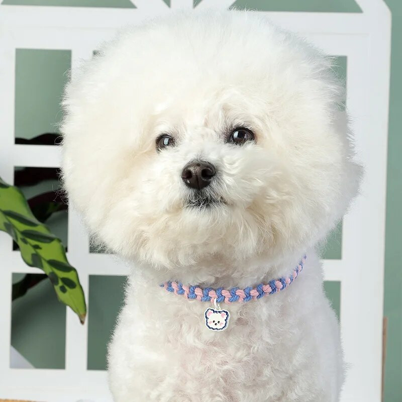 MADDEN Mieli naminių kačių antkakliai su mažo meškiuko pakabuku reguliuojamu šuniuko kačiuko karoliai kačių triušio antkakliai šunų priedai