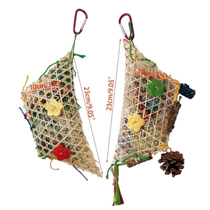 67JE Igračka za sjeckanje ptica Papiga koja žvače papir Dodaci za kavez za male ptice