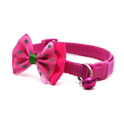 „Dorakitten Bow Decor“ naminių gyvūnėlių antkaklis, reguliuojamas taškas