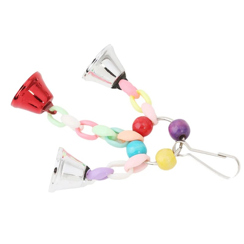 Spalvingi Papūgos žaislai Pakabos Kabantis Tiltas Grandinė Naminiai paukščiai Papūga Kramtomieji Žaislai Paukščių narveliai Papūgoms Paukščių narvo dekoravimas